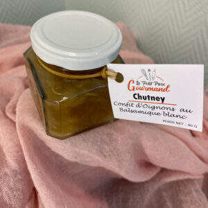 Confit d'oignons au vinaigre balsamique blanc