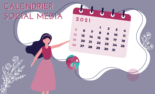 Vignette calendrier social media