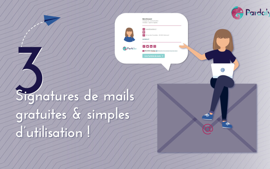 3 signatures de mails gratuites et simples d’utilisation