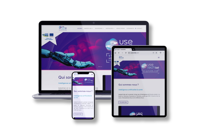 Site internet Usetech'lab responsive