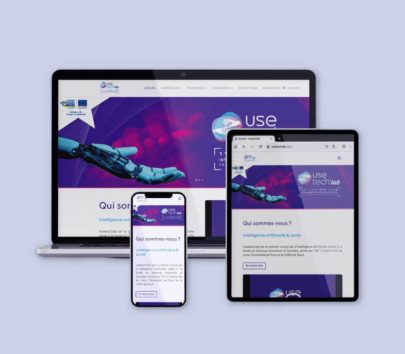 Projet site responsive Usetech lab