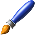 Emoji pinceau pour représenter le service graphisme