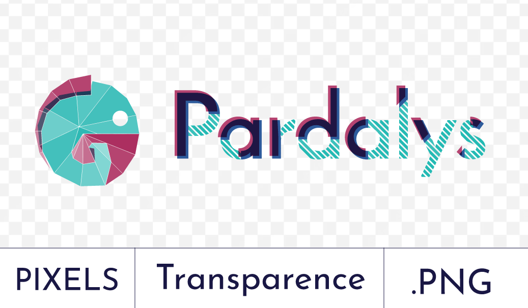 Logo Pardalys fond transparent .PNG article sur les formats matriciels